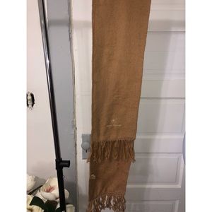 Brown alpaca carmargo 100% authentic alpaca scarf